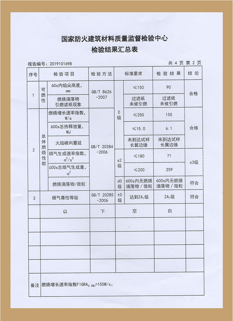 國(guó)家防火建筑材料檢測(cè)